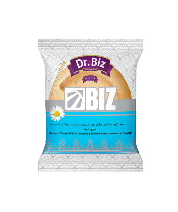 کلوچه بابونه با طعم نارگیل ۴۰جفتی -۸۰عددی